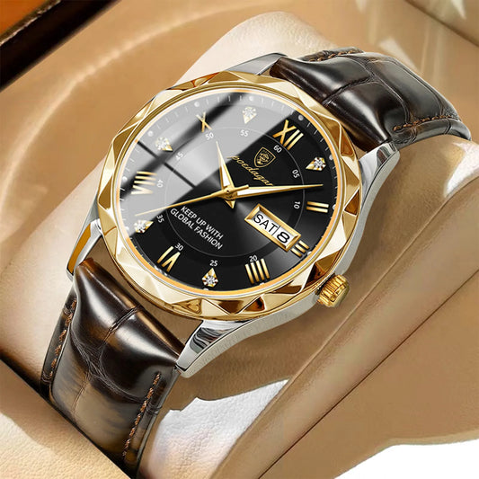Chrono Elegance Series 615 Quartz Wristwatch